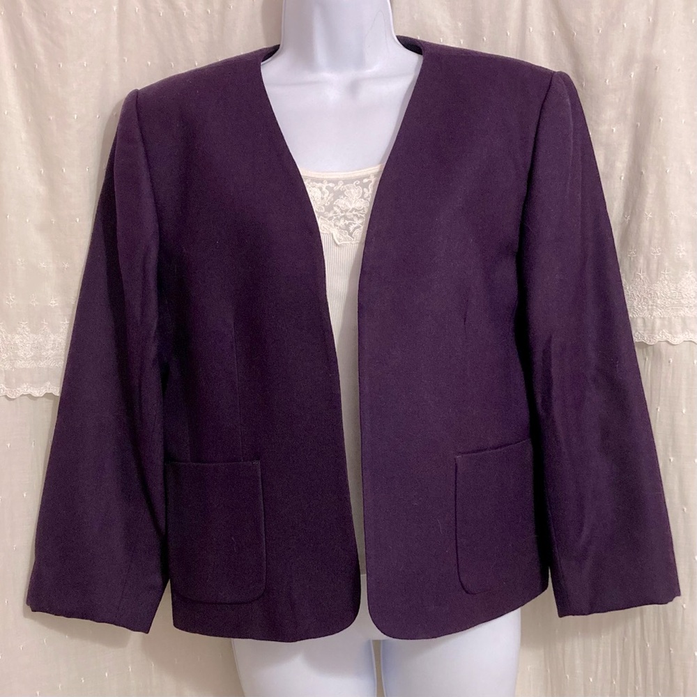 Classy deep purple blazer